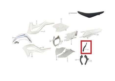 Kayo Kt 250 Çamurluk Plastik Parça C2