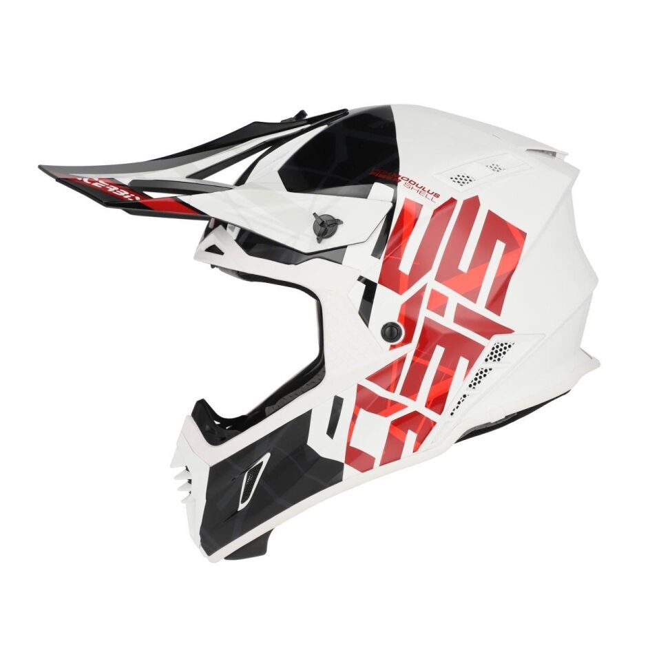 Acerbis X-Track 22-06 Kask Siyah Beyaz