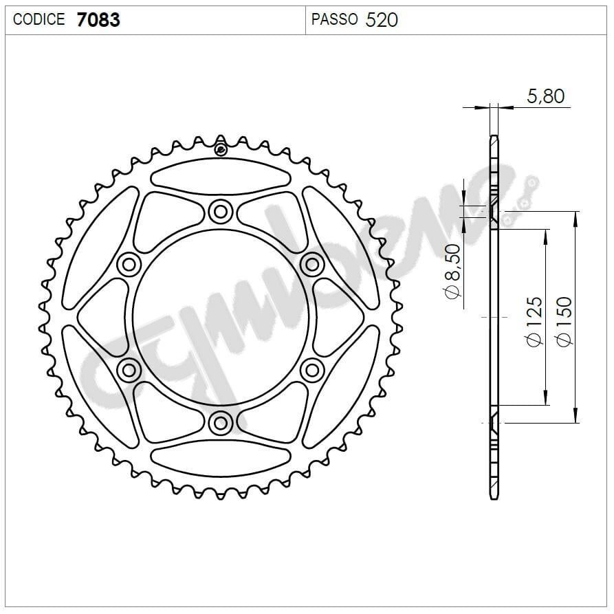 Ktm Gs Ognıbene Arka Dişli 42T