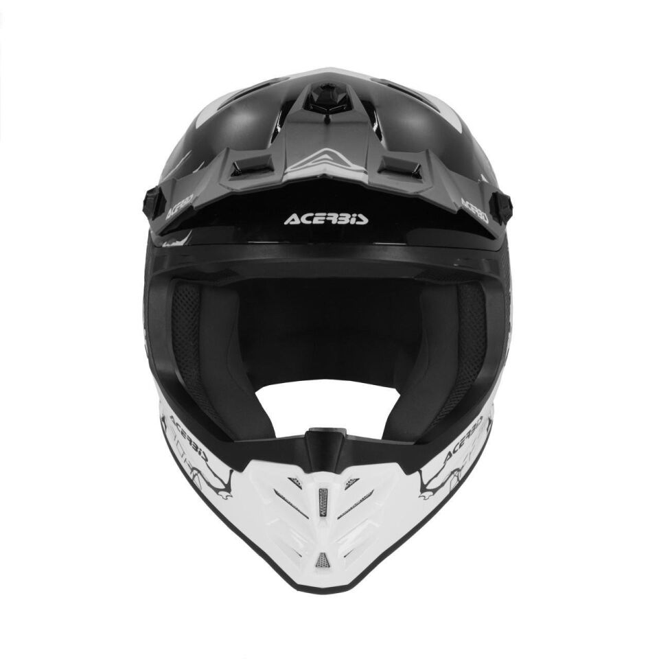 Acerbis Profıle Çocuk Kask Beyaz Siyah