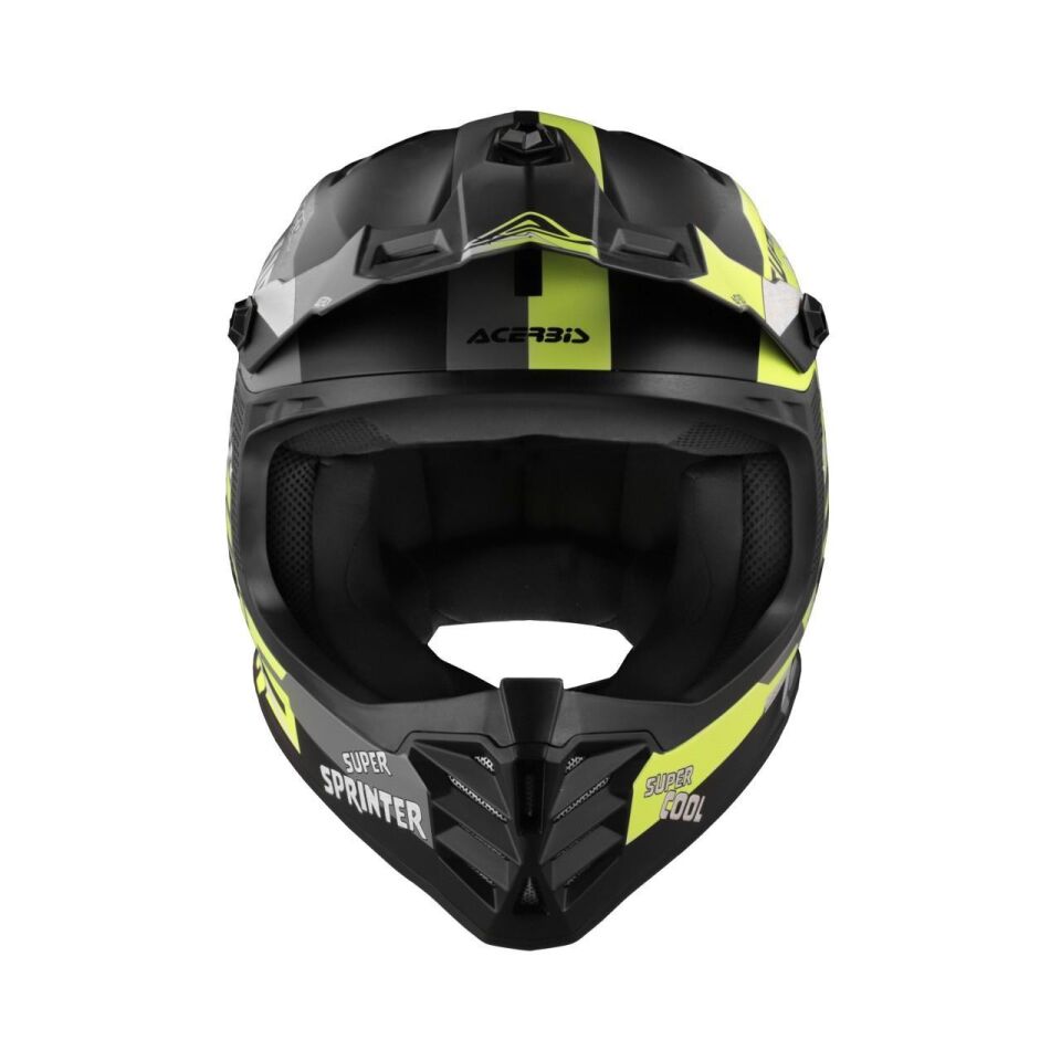 Acerbis Profıle Çocuk Kask Sarı Siyah