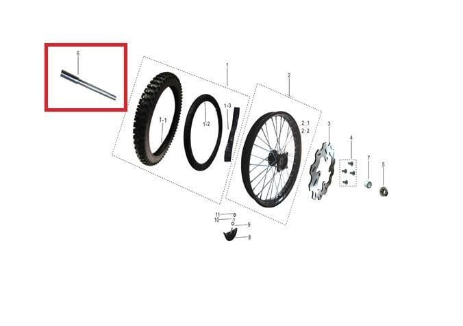 Kayo Tt 190 R Ön Teker Mili B4