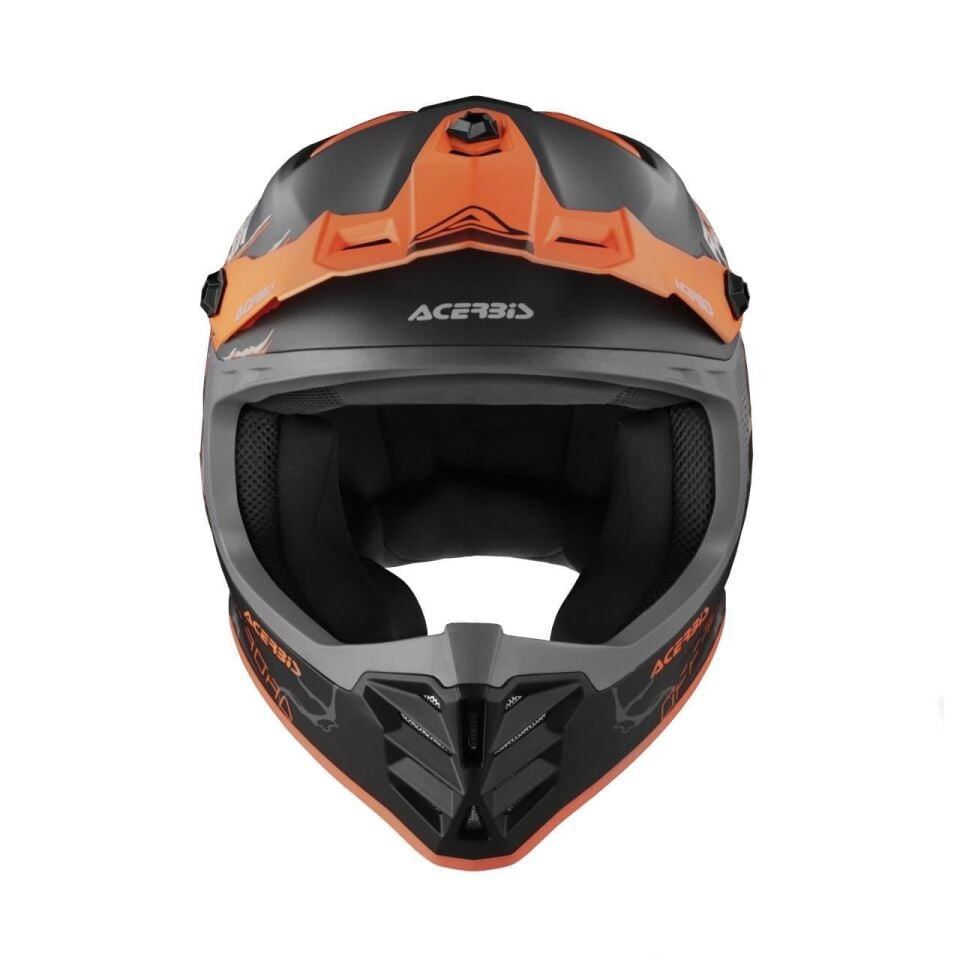 Acerbis Profıle Çocuk Kask Turuncu Siyah