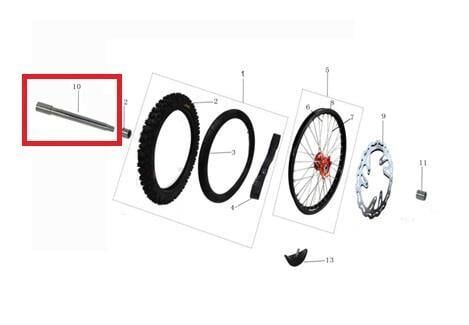 Kayo Kt 250 Ön Teker Mili A9