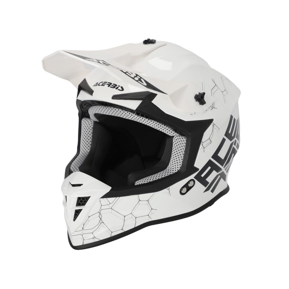 Acerbis Lınear Solıd Kask 22.06 Beyaz Siyah