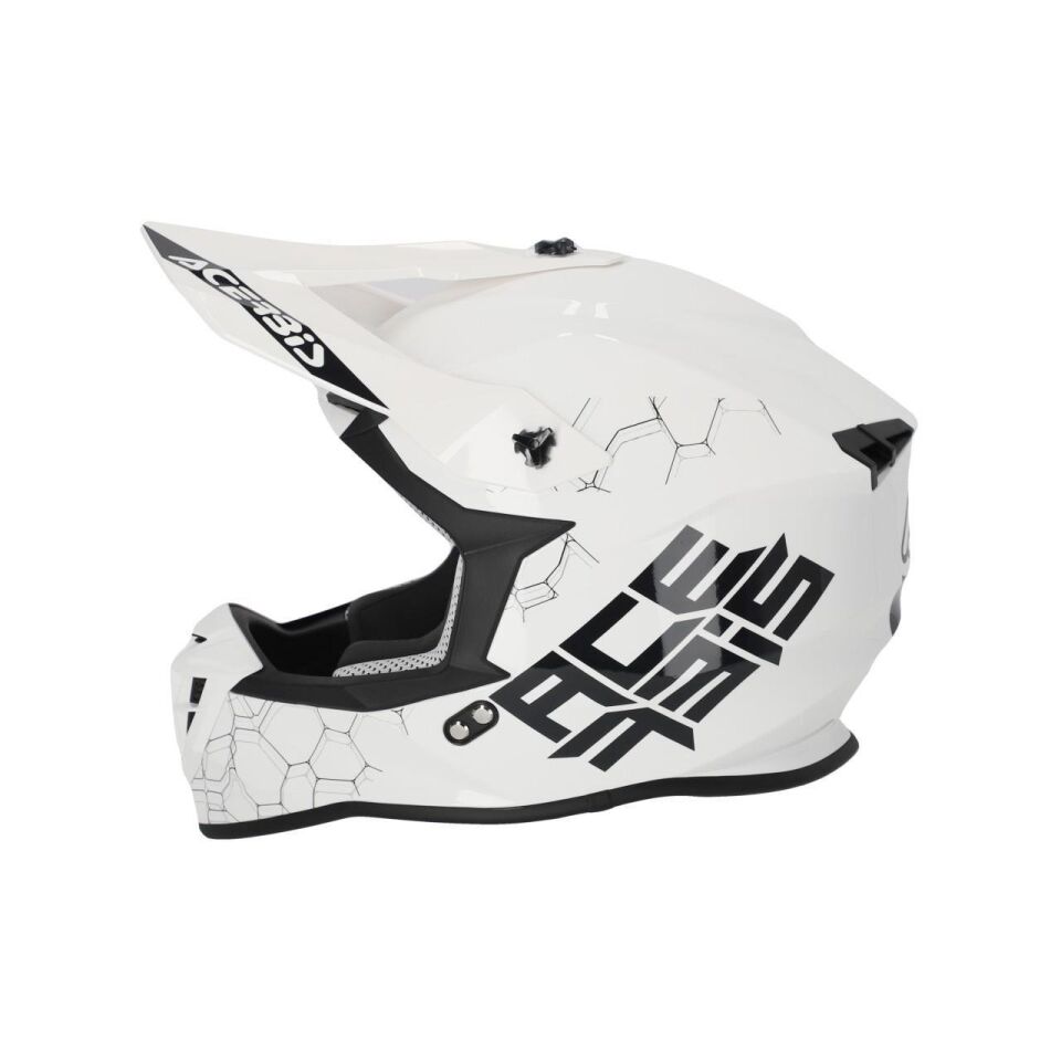 Acerbis Lınear Solıd Kask 22.06 Beyaz Siyah