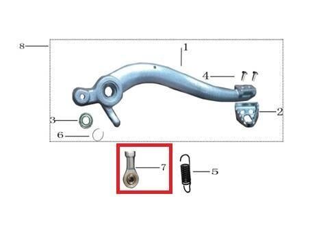 Kayo Kt 250 Arka Fren Pedal Bağlantısı B3