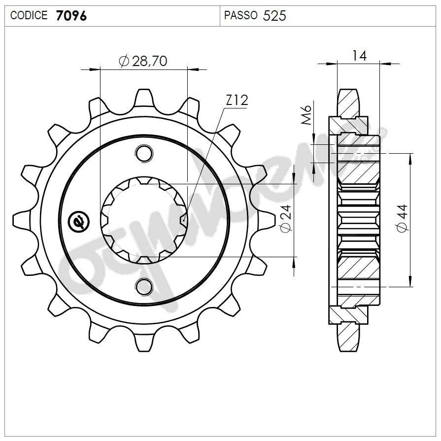 Honda Ognıbene Ön Dişli 16T