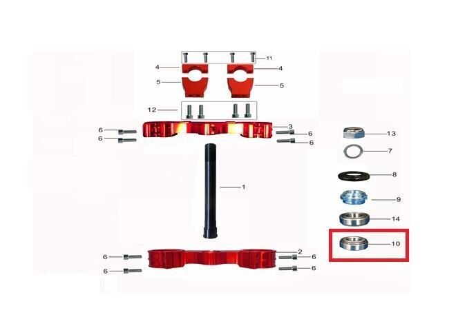 Kayo Tt 140 Tt 190 R Alt Rulman