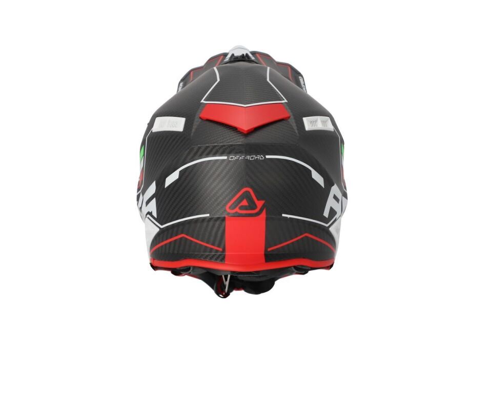 Acerbis Steel Carbon 22-06 Kask Siyah Beyaz