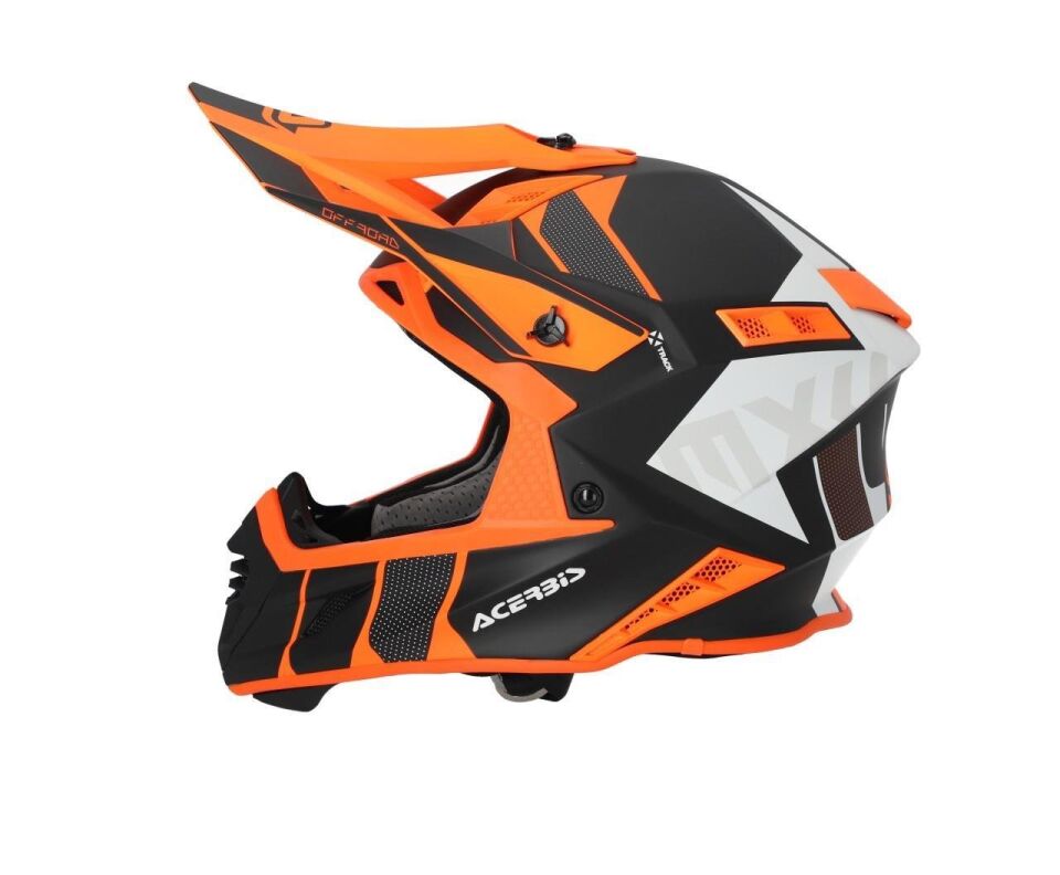 Acerbis X-Track 22-06 Kask Siyah Turuncu