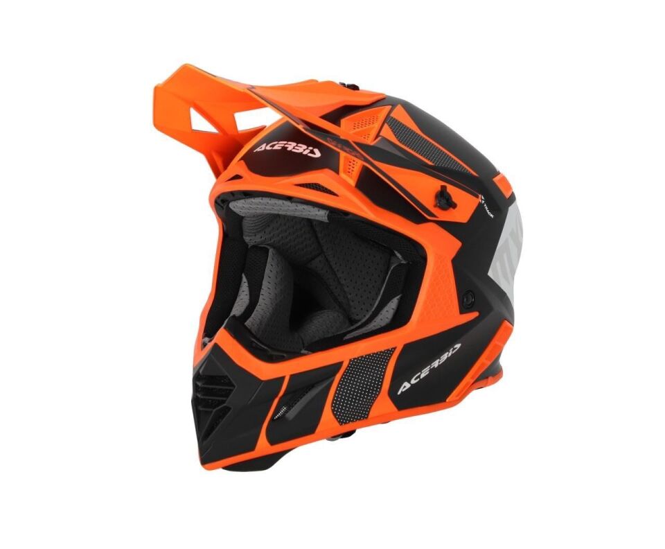Acerbis X-Track 22-06 Kask Siyah Turuncu