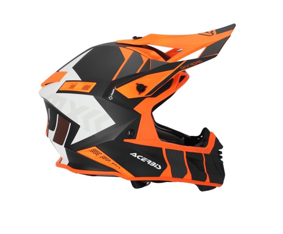 Acerbis X-Track 22-06 Kask Siyah Turuncu