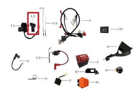 Kayo Kt 250 - Yuki Servo Motor Yuvası B9