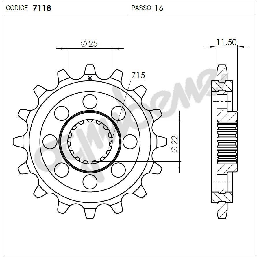 Ktm 250 Ognıbene Ön Dişli 15T