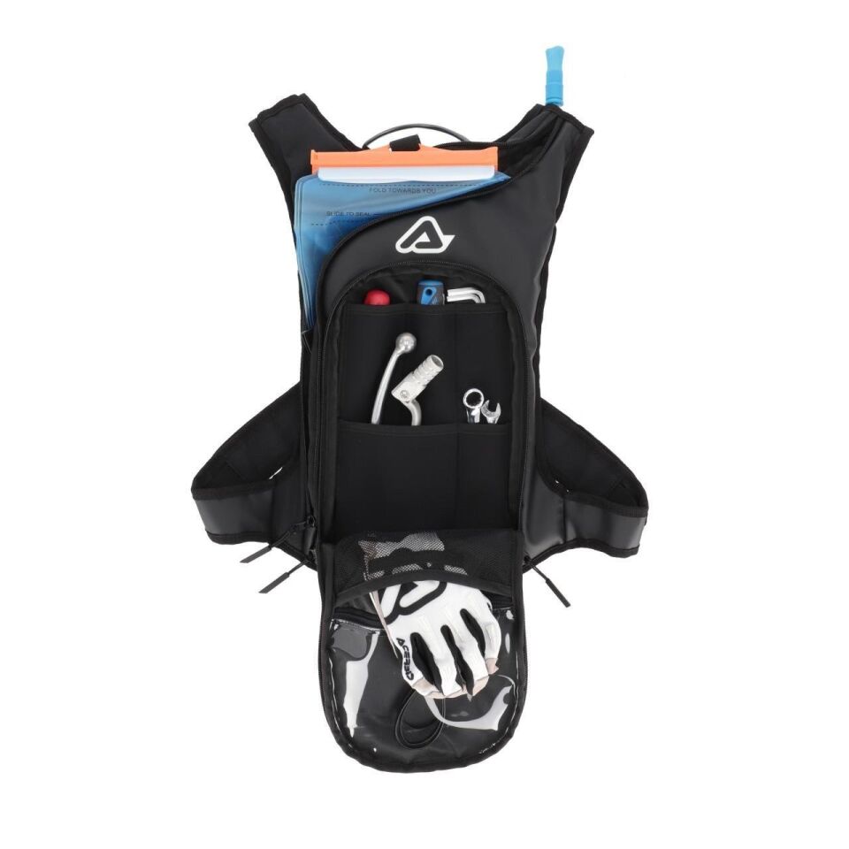 Acerbis Sather Sırt Çantası 9L-2L Siyah