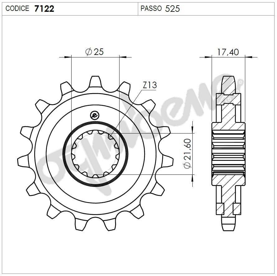 Honda Ognıbene Ön Dişli 15T