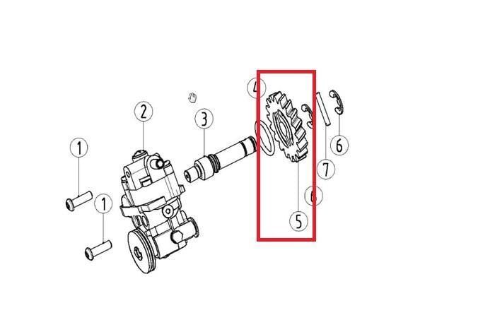Kayo Kt 250 - Yuki Yağ Pompa Dişlisi B6