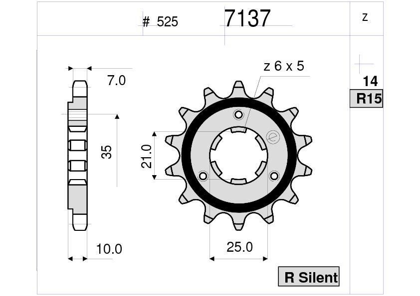 Suzukı Ognıbene Ön Dişli 15T