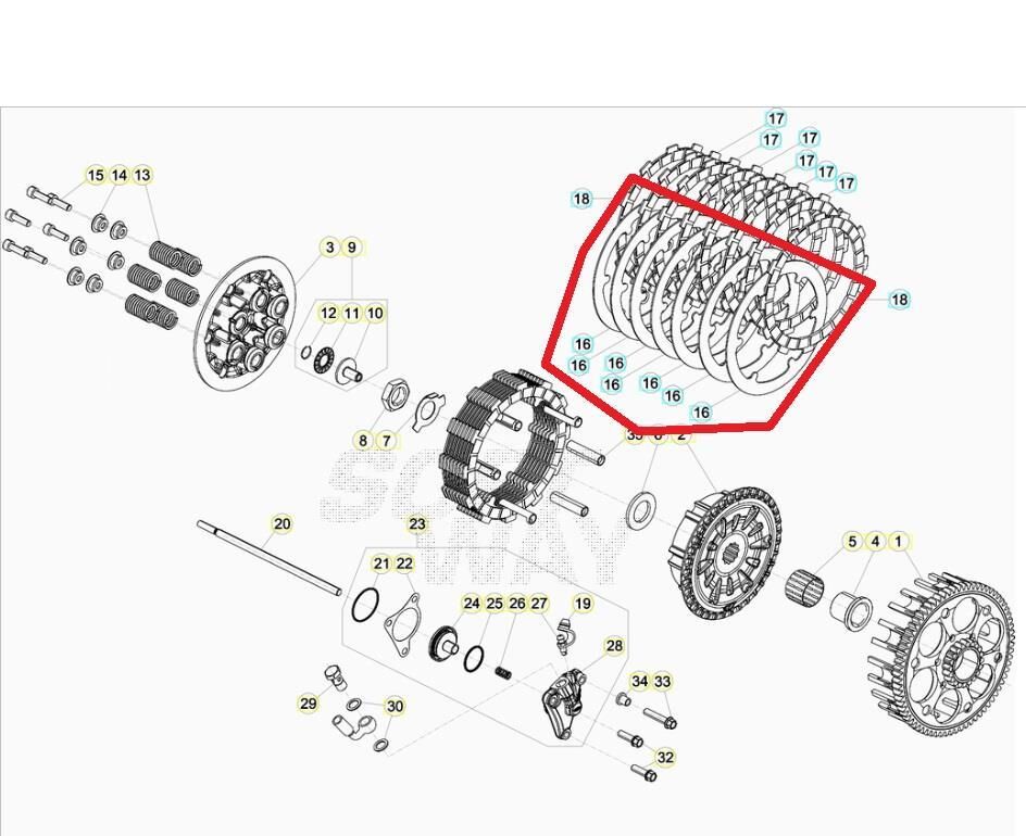 Debriyaj Sacı Beta Orj Yp B3-3