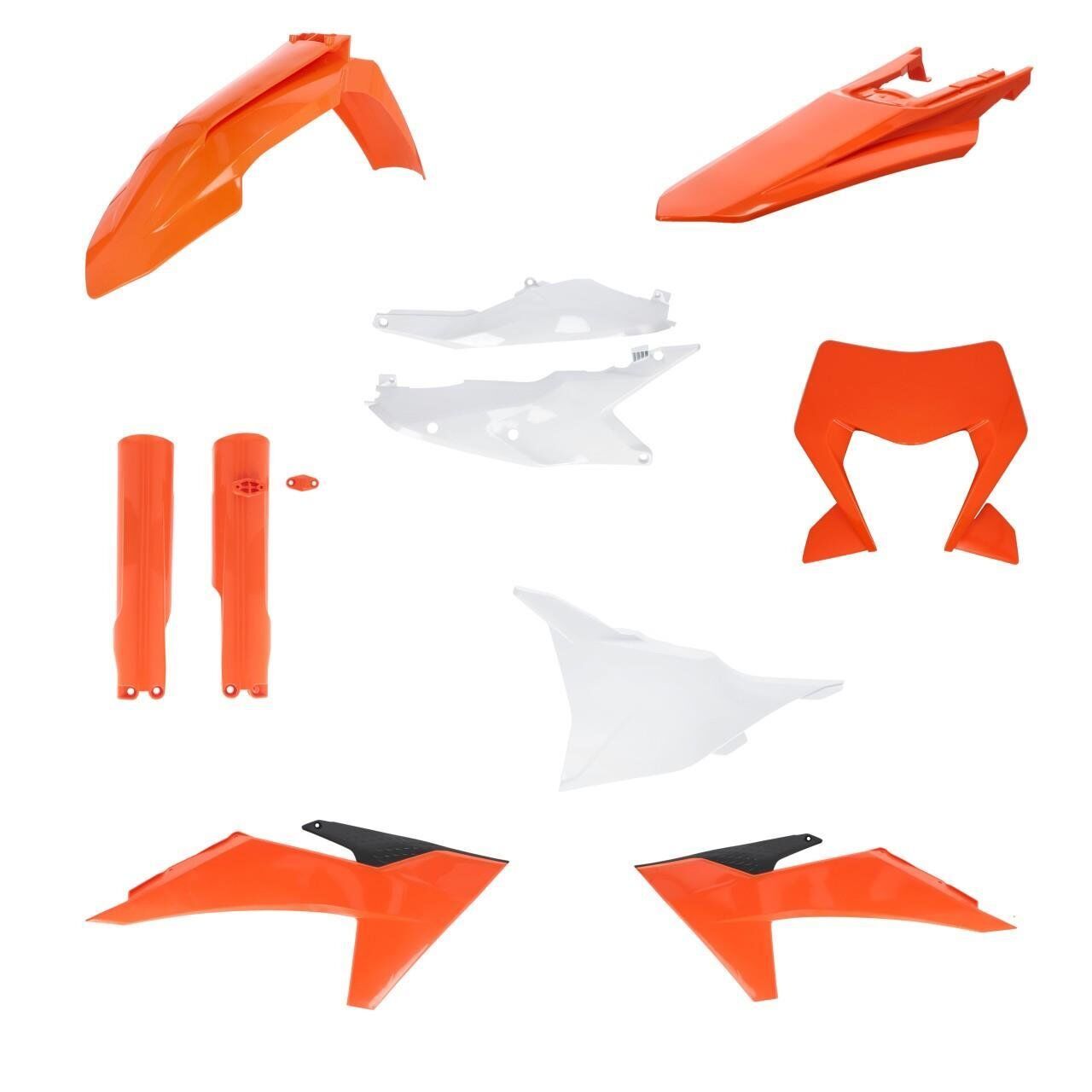 Acerbis Ktm Exc 24-25 Full Grenaj Set Turuncu Beyaz