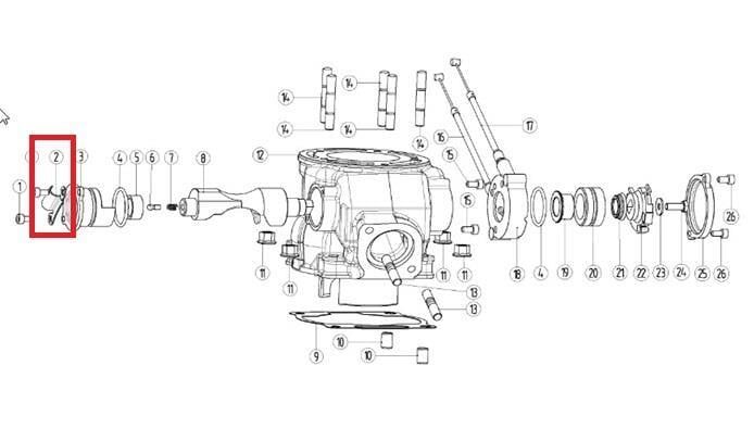 Kayo Kt 250 - Yuki Debriyaj Gergi Plakası B4
