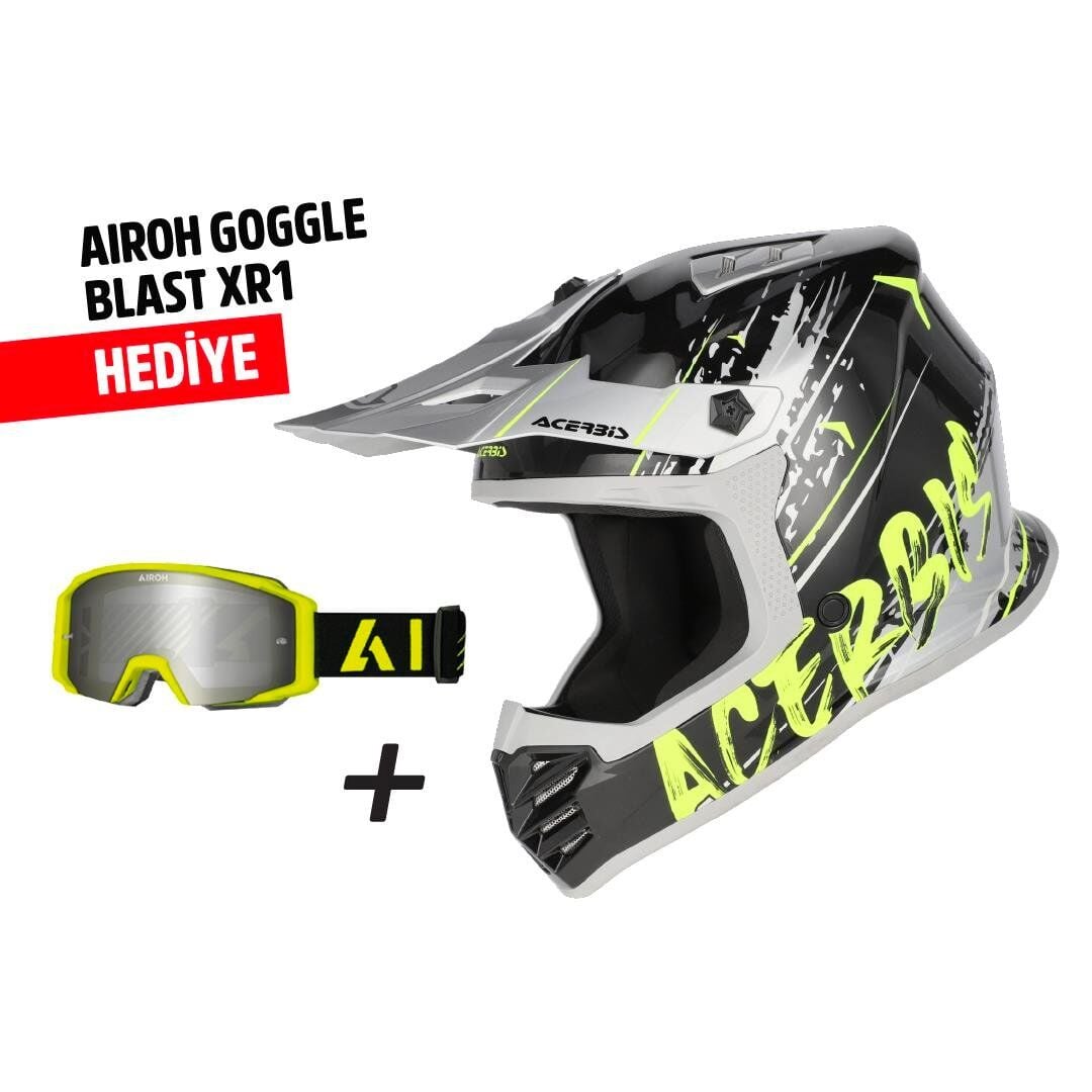 Acerbis Profıle Çocuk Kask Gri