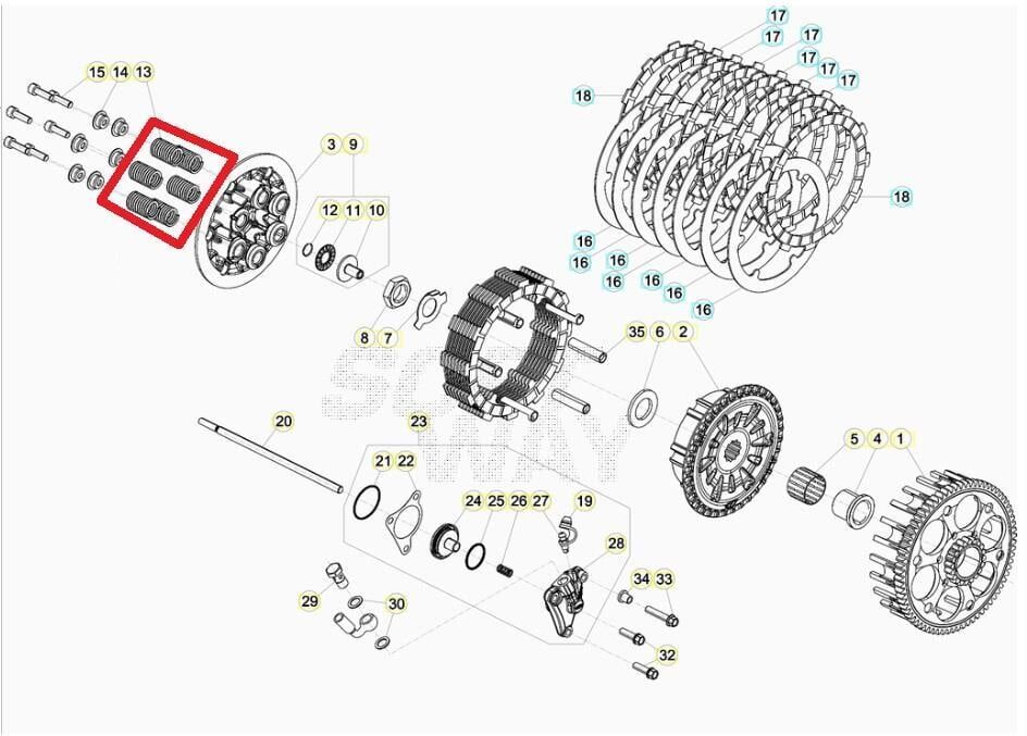 Debriyaj Yayı Beta Orj Yp B4-1