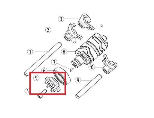 Kayo Kt 250 - Yuki Vites Tambur Tutacagı A2
