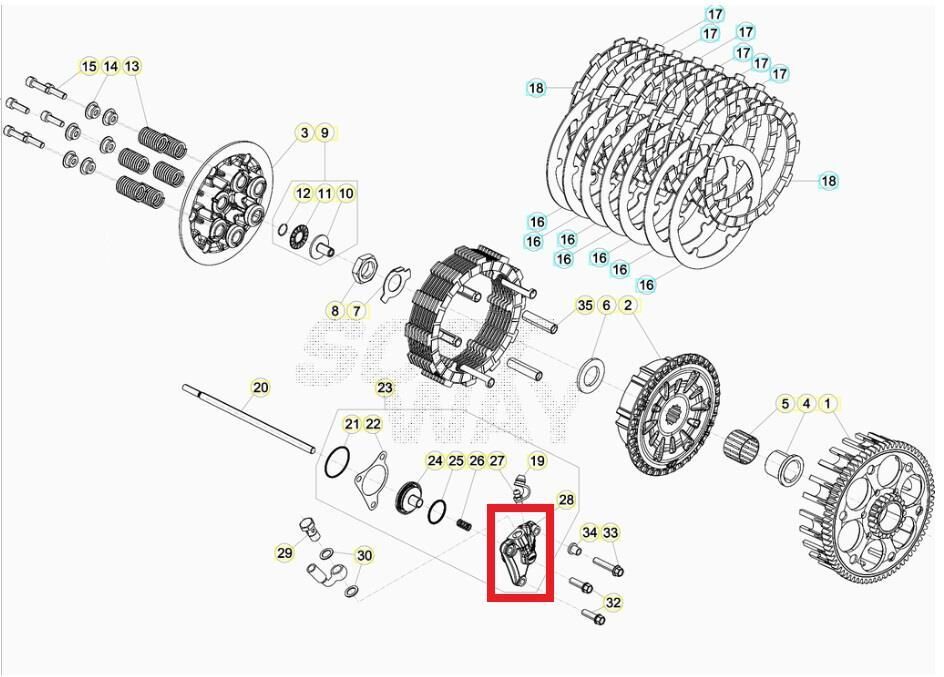 Clutch Ssy Beta Orj Yp