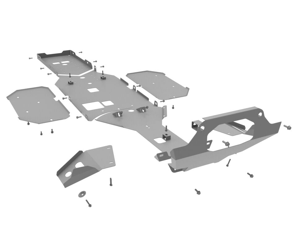 Cf Moto Cforce 850 High Alüminyum Alt Koruma
