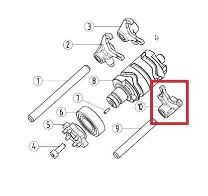 Kayo Kt 250 - Yuki Vites Tambur Çatalı A1