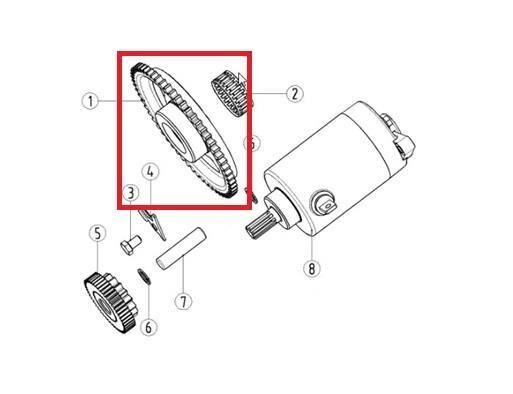 Kayo Kt 250 - Yuki İlk Haraket Dişlisi A4