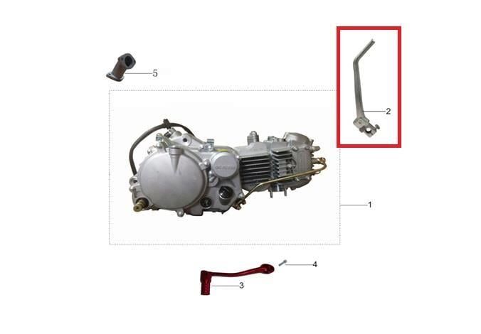 Kayo Tt 190 R Marş Pedalı C6