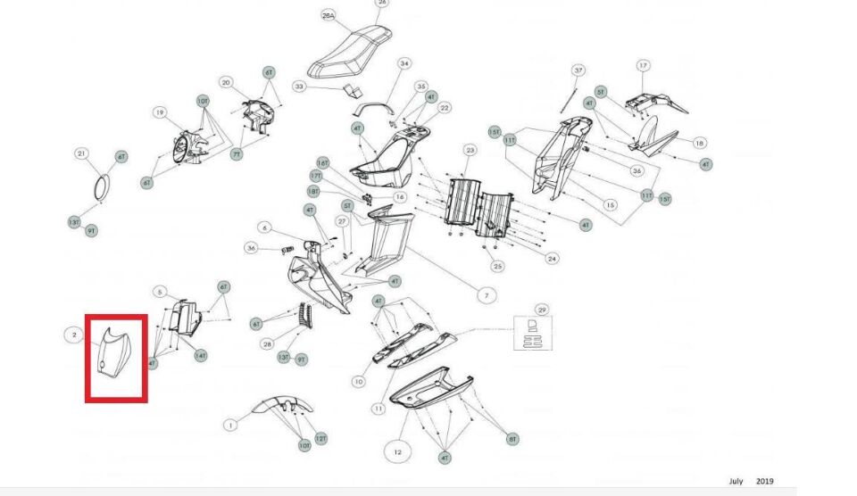 Torrot Muvı Gri Ön Grenaj