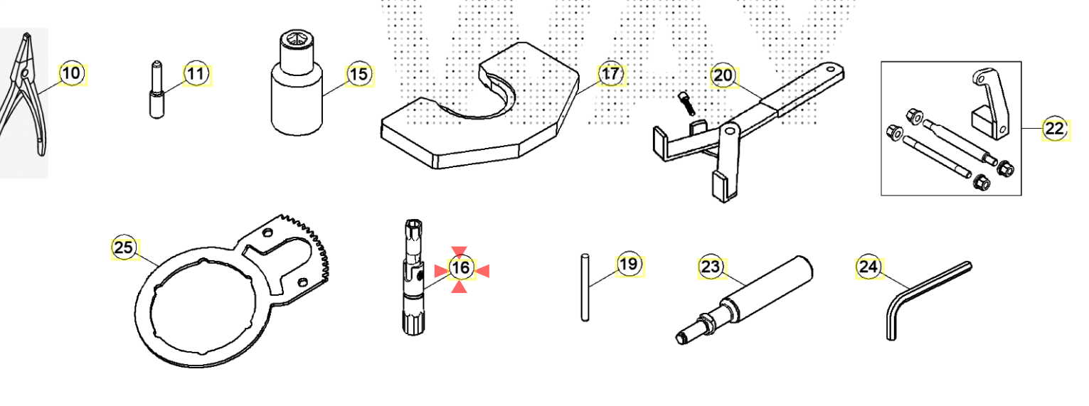 Sparkplug Wrench Beta Orj Yp B8-1