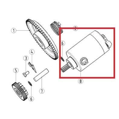 Kayo Kt 250 - Yuki Marş Motoru C2