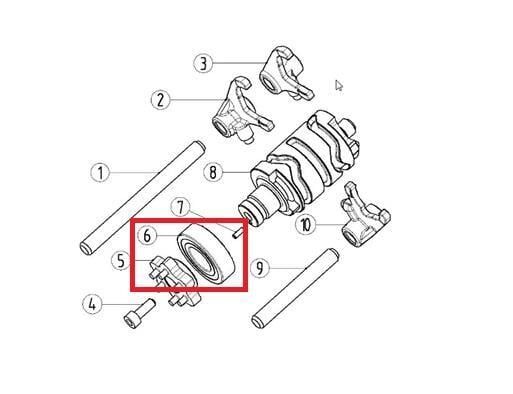 Kayo Kt 250 - Yuki Saft Rulmanı