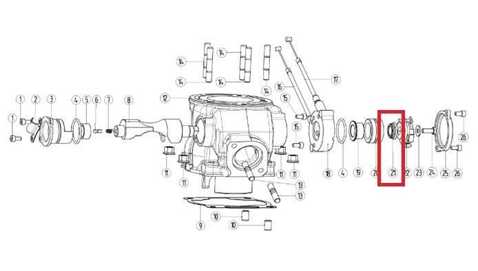 Kayo Kt 250 - Yuki Yağ Keçesi 15X25X6.8 A2