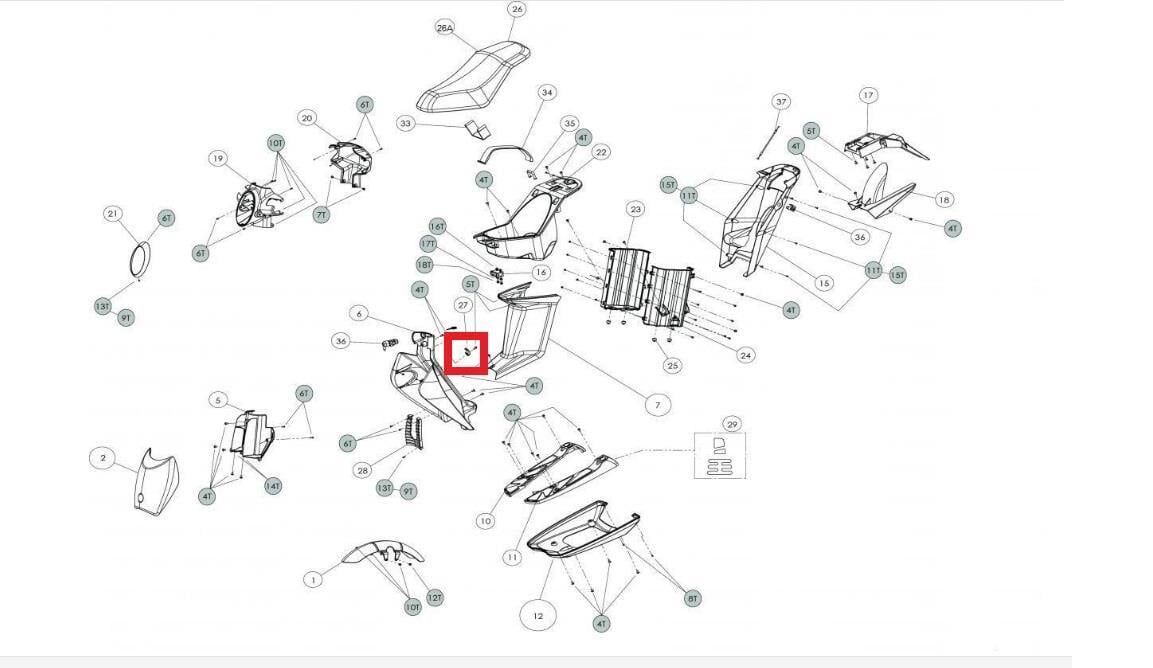 Torrot Muvı Askı Aparatı