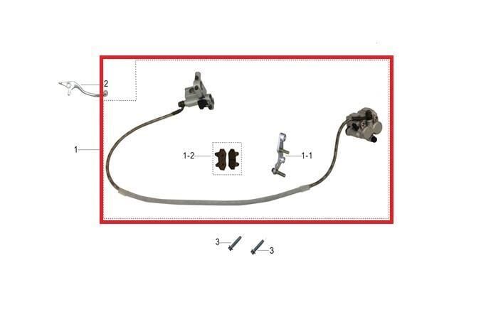 Kayo Tt 190 R Ön Fren Sistemi