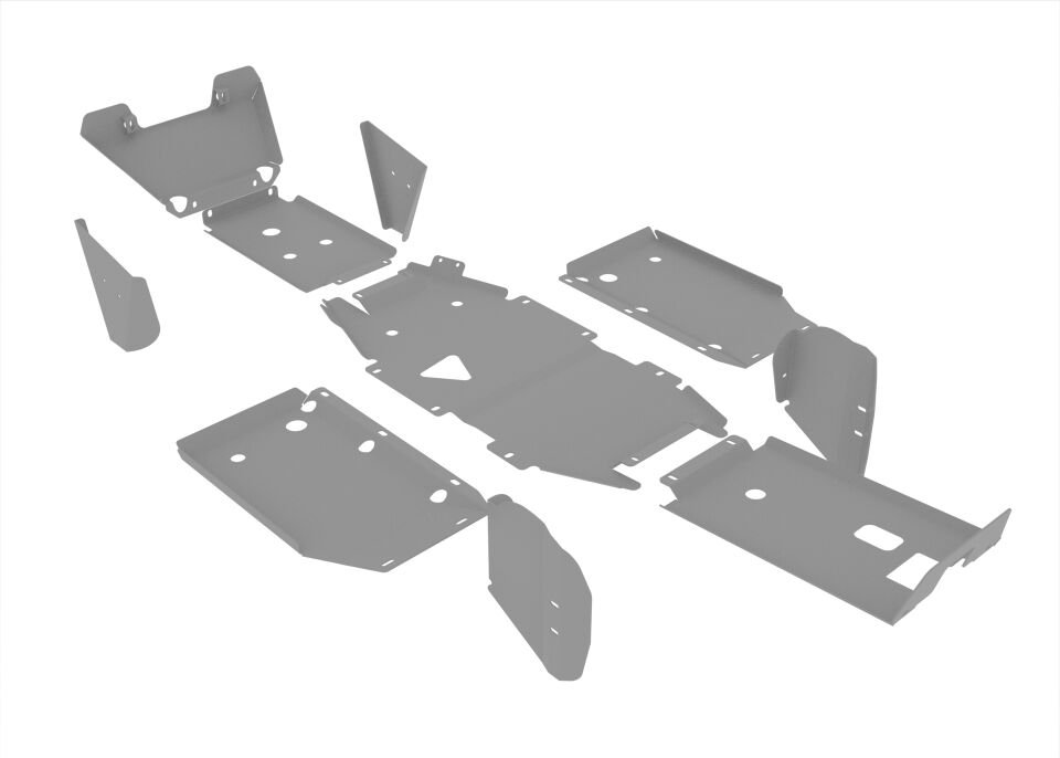 Cf Moto Cforce 625 Alüminyum Alt Koruma