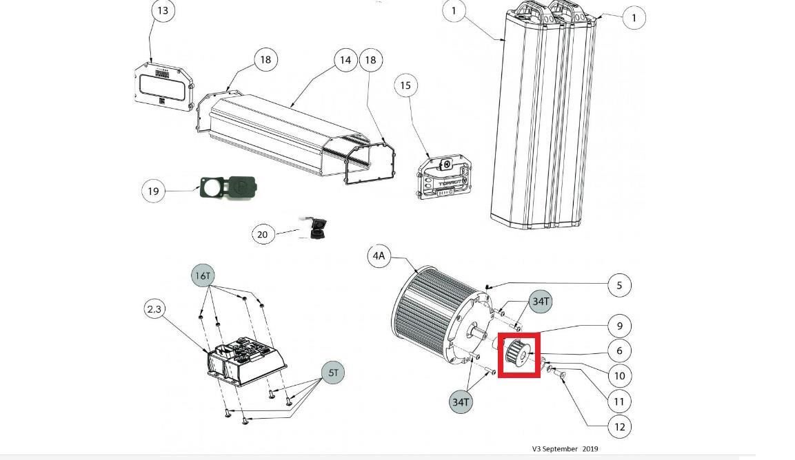 Torrot Muvı Ön Dişli