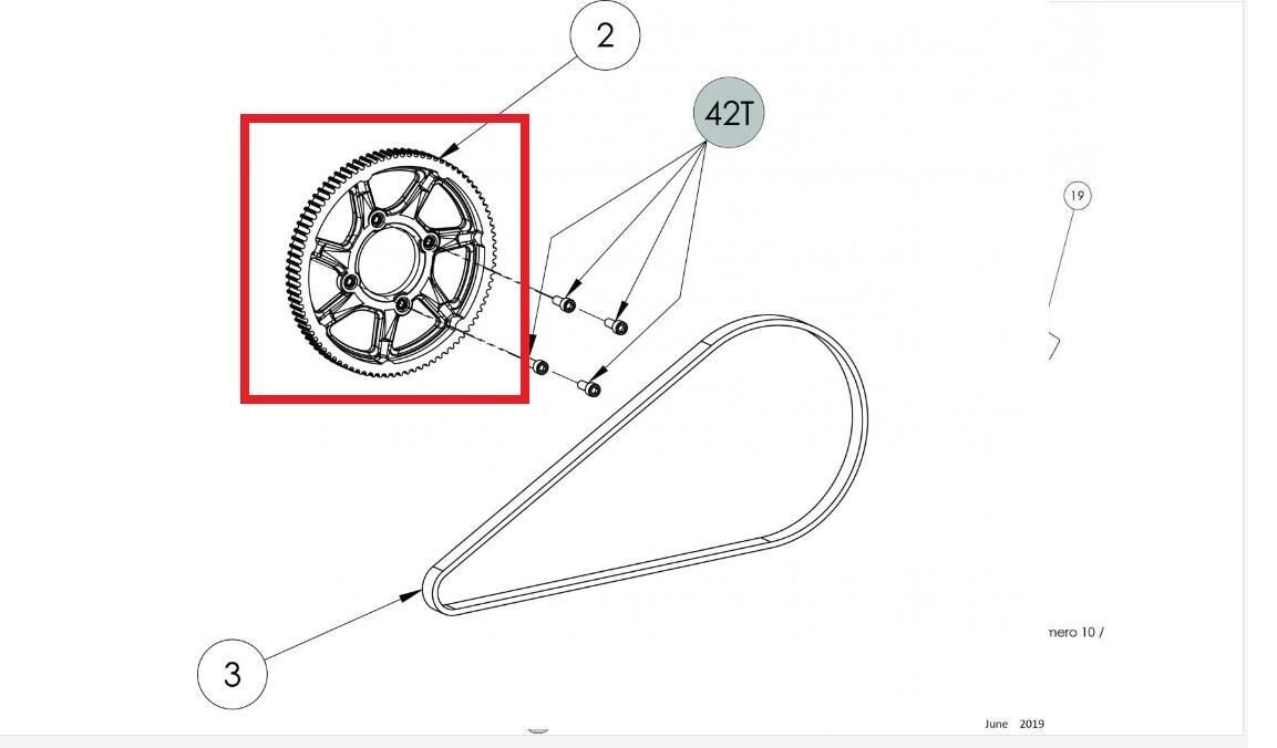 Torrot Muvı Arka Dişli
