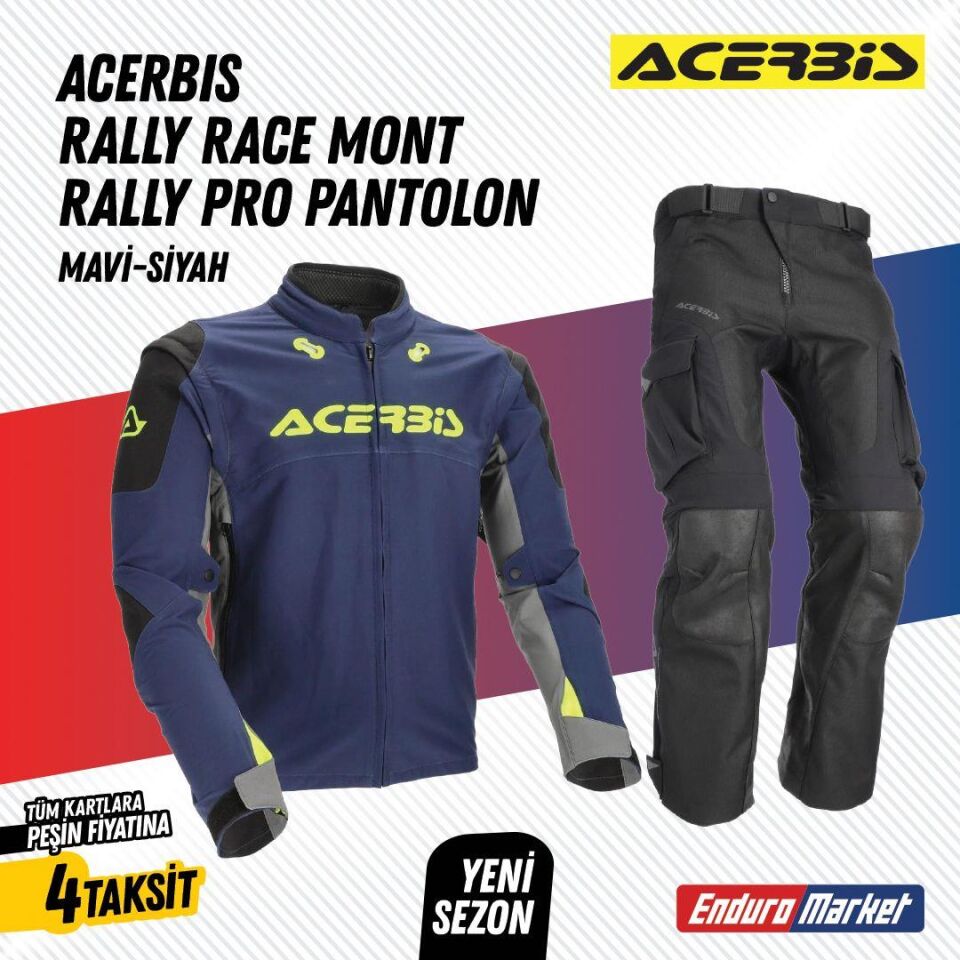 Acerbis Rally Race Mont & Acerbis Rally Pro Pantolon