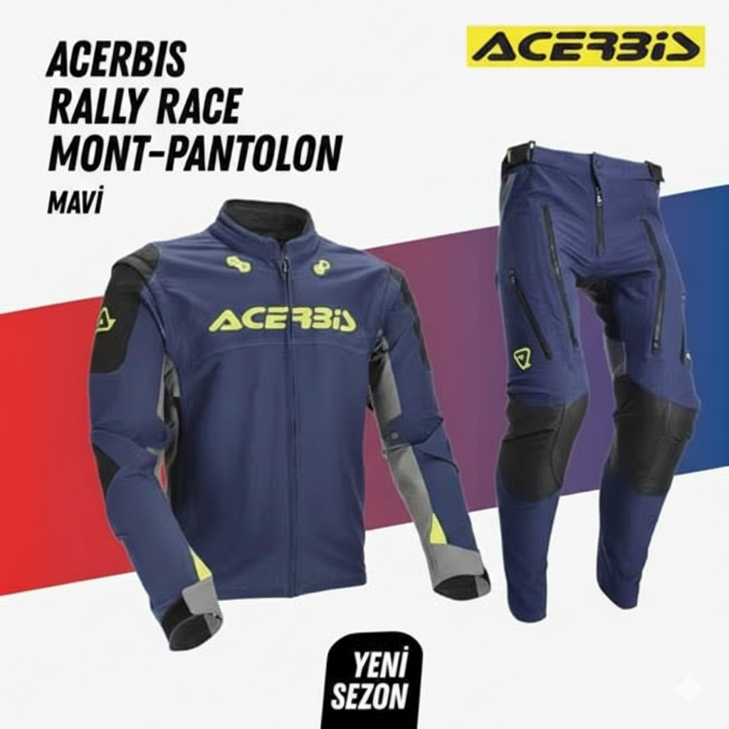Acerbis Rally Race Mont & Pantolon Takımı