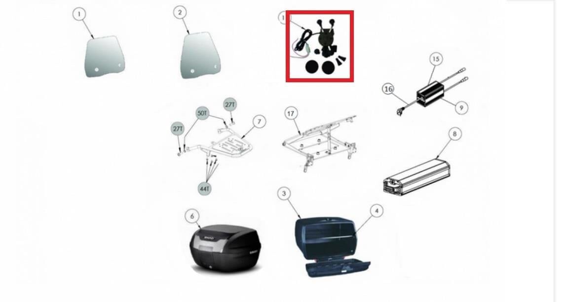 Torrot Muvı Telefon Tutucu