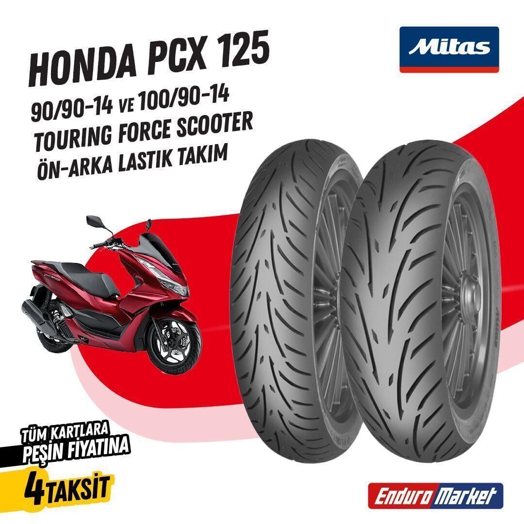 90/90-14 100/9014  Honda Pcx 125-155 Mitas  Lastik Takımı