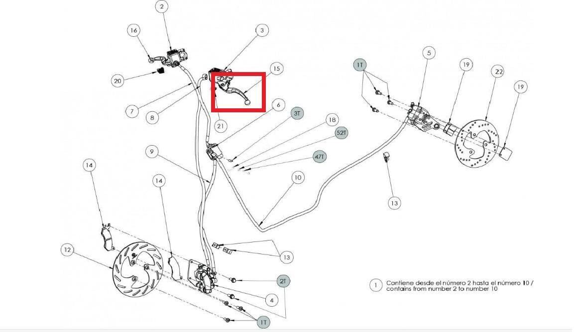Torrot Muvı Arka Fren Maneti