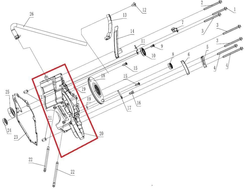 Kayo Tt 190 R Krank Sol Blok E3